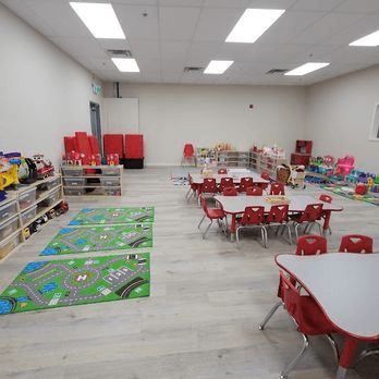 Inside classroom environment at Future First Daycare